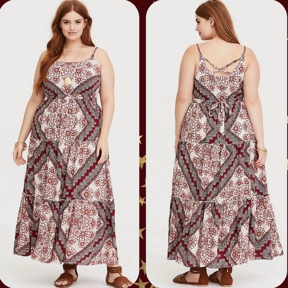 torrid challis maxi dress
